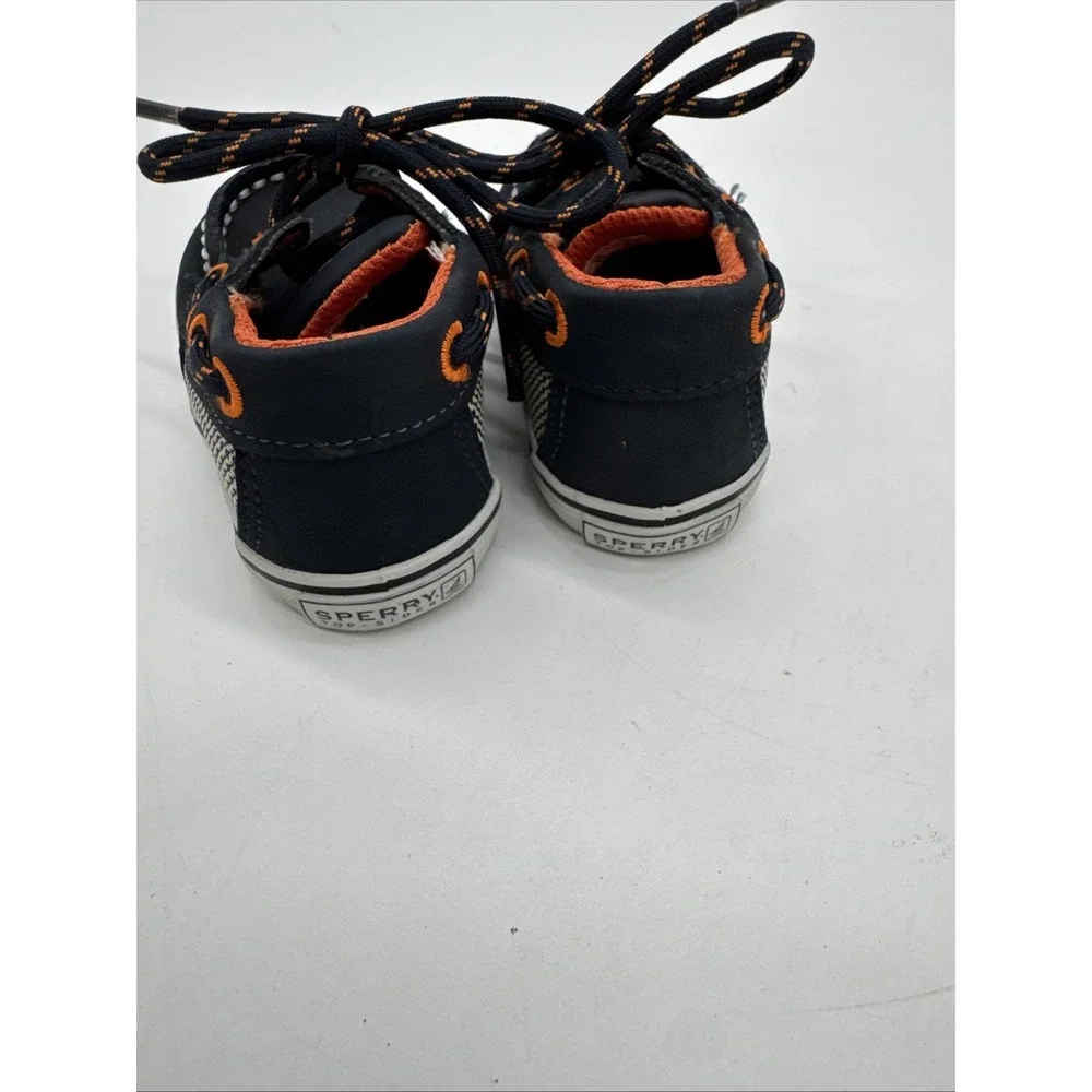 Sperry Infant Top Sider Boat‎ Shoes Blue Leather 2 M